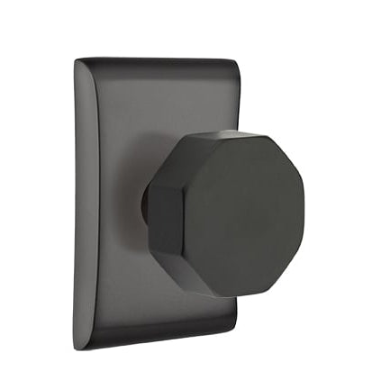 Emtek Octagon Knob with Neos Rosette