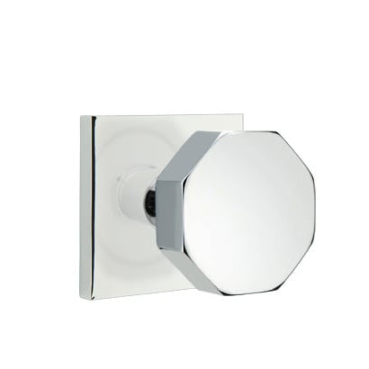Emtek Octagon Knob with Square Rosette