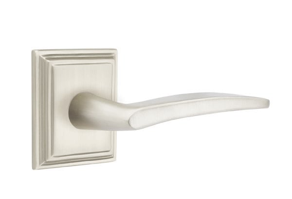 Emtek Poseidon Lever with Wilshire Rosette