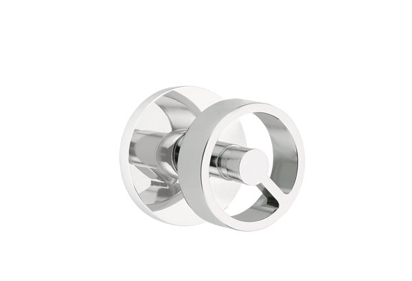 Emtek Studio Brass Door Handles - Spoke Knob with Disk Rosette