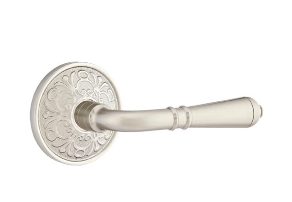 Emtek Door Handle - Turino Lever Lancaster Rosette - Classic Brass