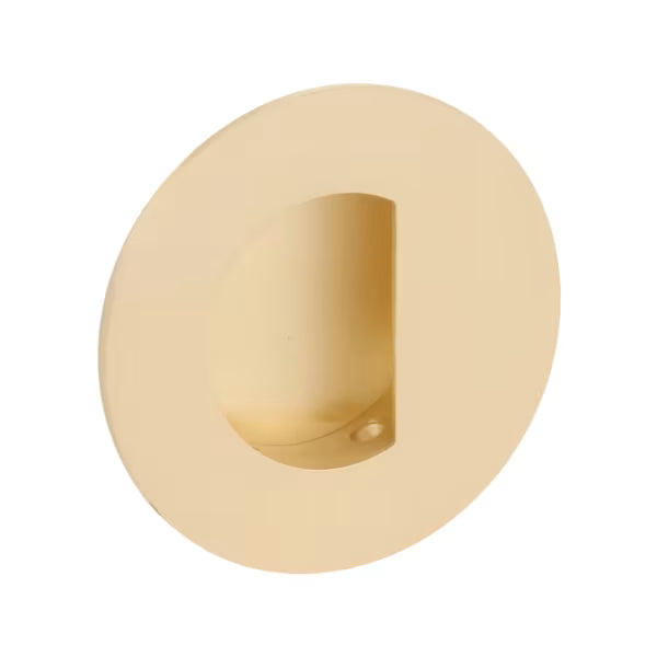 Emtek - Round with Half Moon Pocket Flush Pull