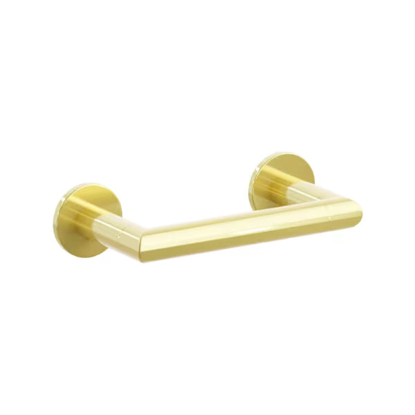 Emtek Modern Tubular Brass Paper Holder - Pivoting Double Post
