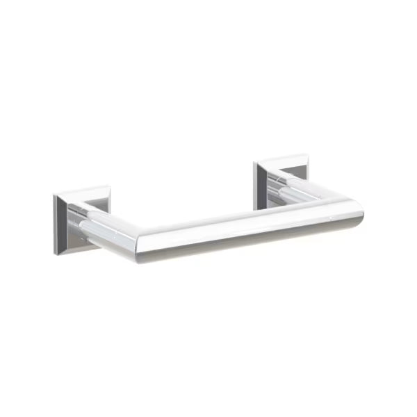 Emtek Modern Tubular Brass Paper Holder - Pivoting Double Post