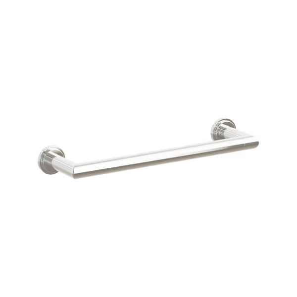 Emtek Modern Tubular Brass Towel Bar - Small Rosette