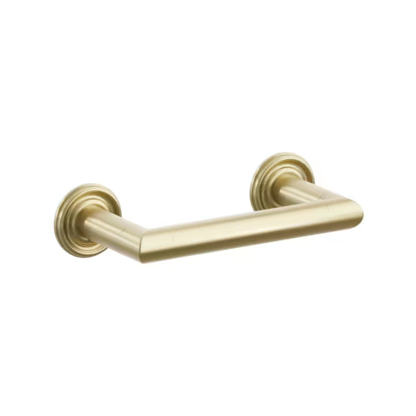Emtek Modern Tubular Brass Paper Holder - Pivoting Double Post