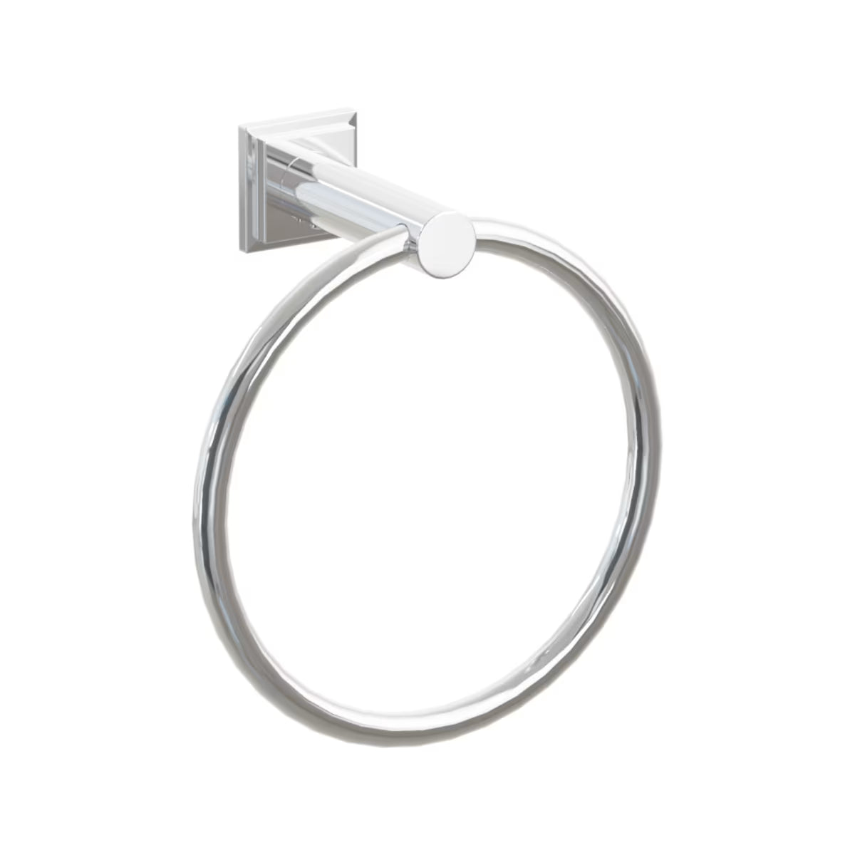 Emtek Modern Tubular Brass Towel Ring