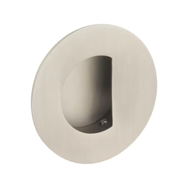 Emtek - Round with Half Moon Pocket Flush Pull