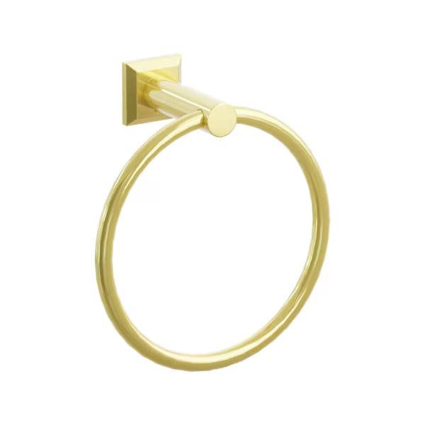 Emtek Modern Tubular Brass Towel Ring