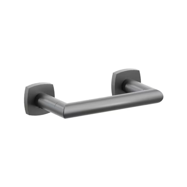 Emtek Modern Tubular Brass Paper Holder - Pivoting Double Post