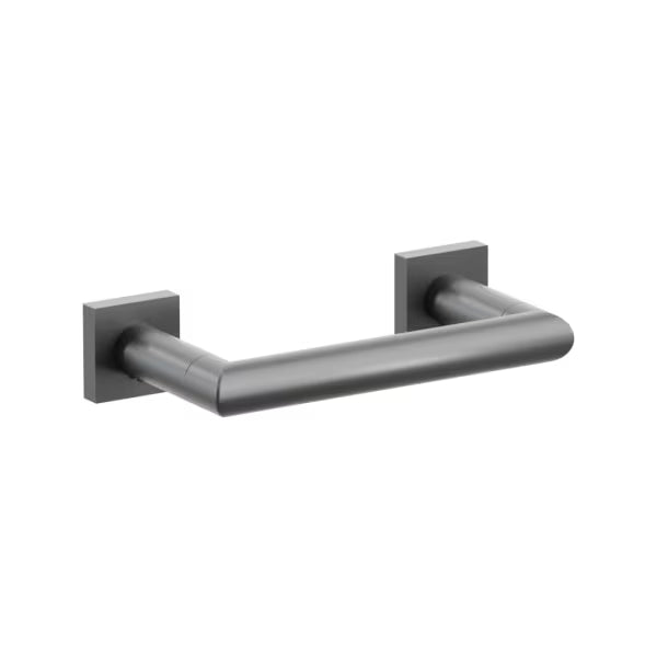 Emtek Modern Tubular Brass Paper Holder - Pivoting Double Post