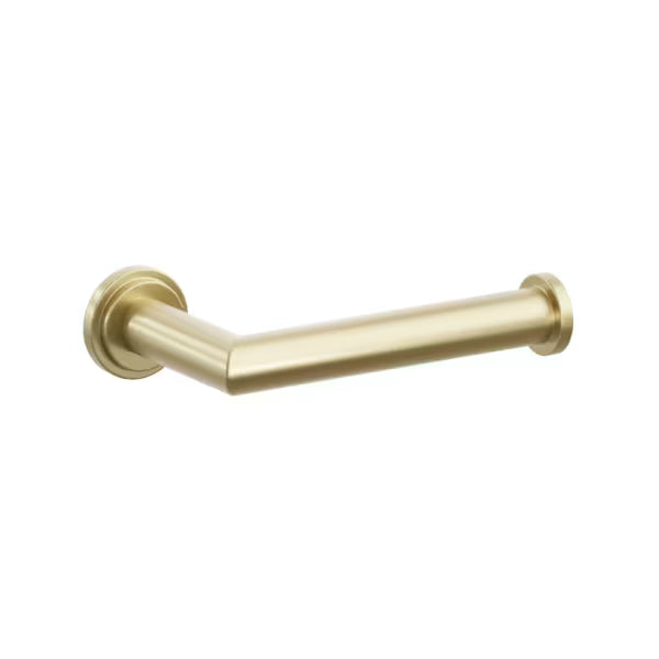 Emtek Modern Tubular Brass Paper Holder - Single Post