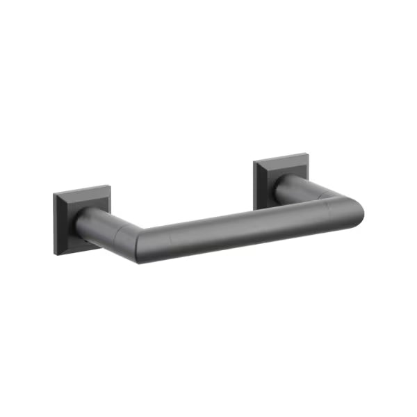 Emtek Modern Tubular Brass Paper Holder - Pivoting Double Post