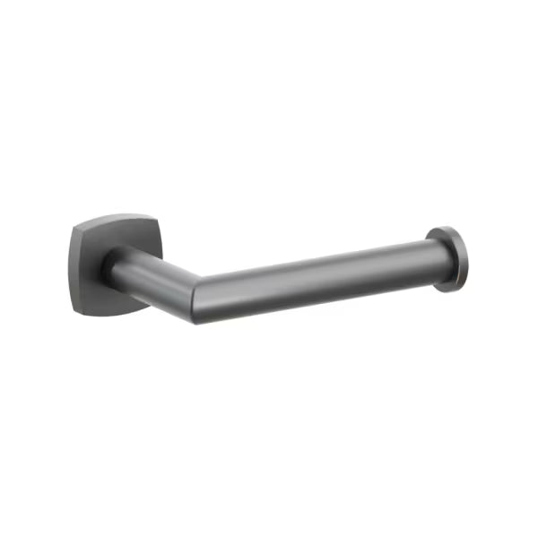 Emtek Modern Tubular Brass Paper Holder - Single Post