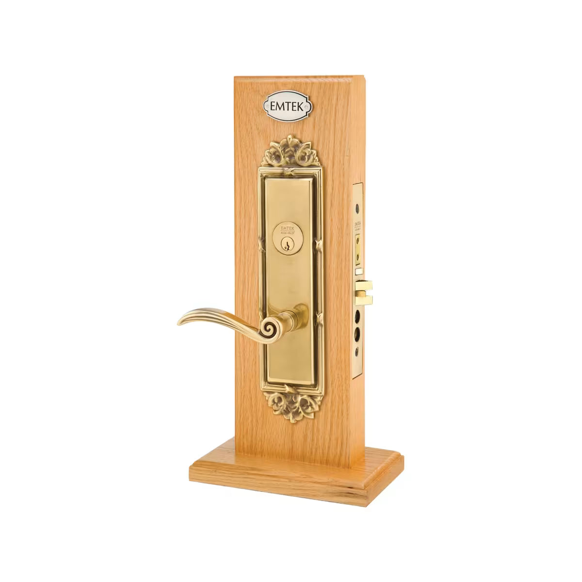 Emtek Brass Mortise Entrance Lockset - Craftsman Mortise