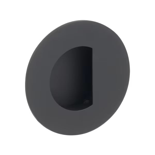 Emtek - Round with Half Moon Pocket Flush Pull