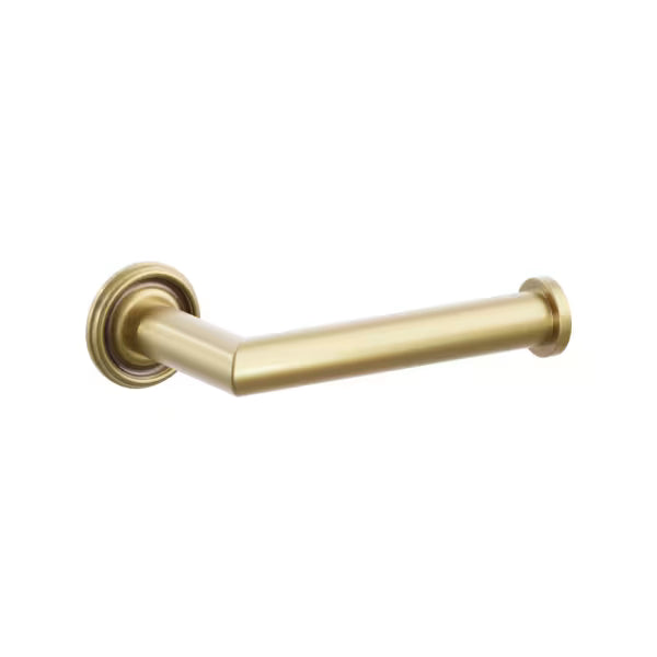 Emtek Modern Tubular Brass Paper Holder - Single Post
