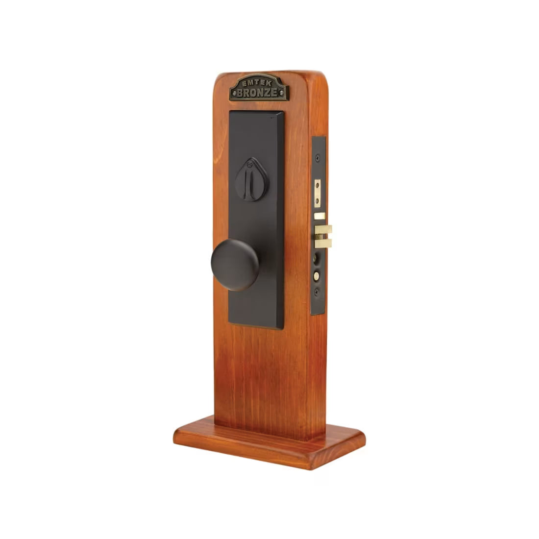 Emtek Sandcast Bronze Mortise Entrance Lockset - Rectangular Mortise