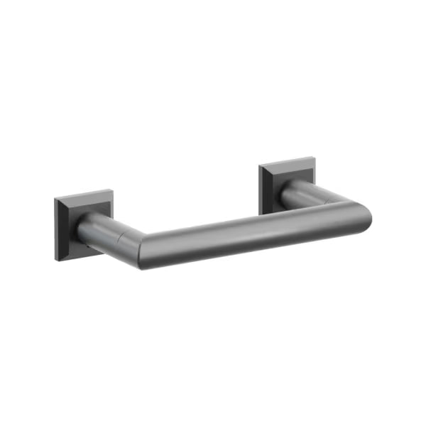 Emtek Modern Tubular Brass Paper Holder - Pivoting Double Post
