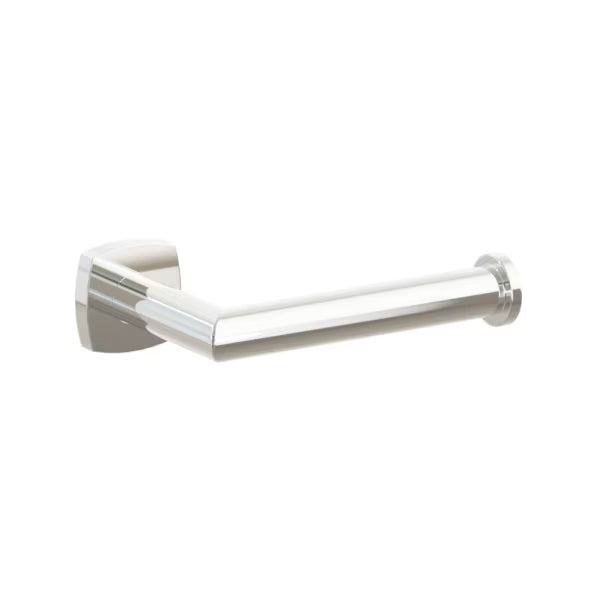 Emtek Modern Tubular Brass Paper Holder - Single Post