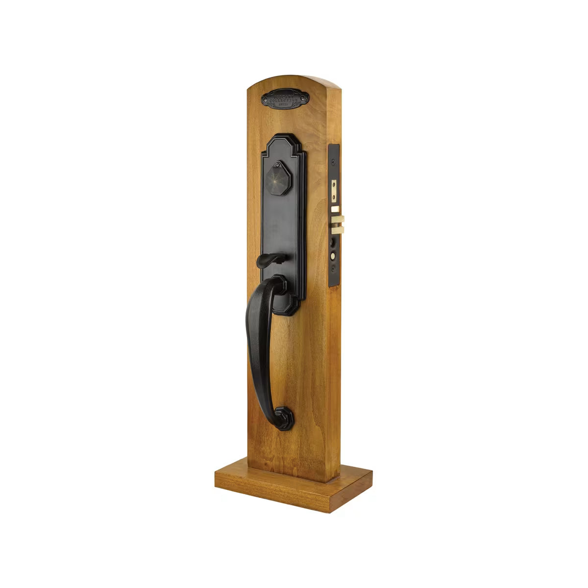 Emtek Tuscany Bronze Mortise Entrance Handleset - Octagon Mortise