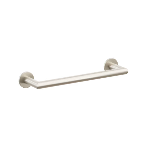 Emtek Modern Tubular Brass Towel Bar - Small Rosette