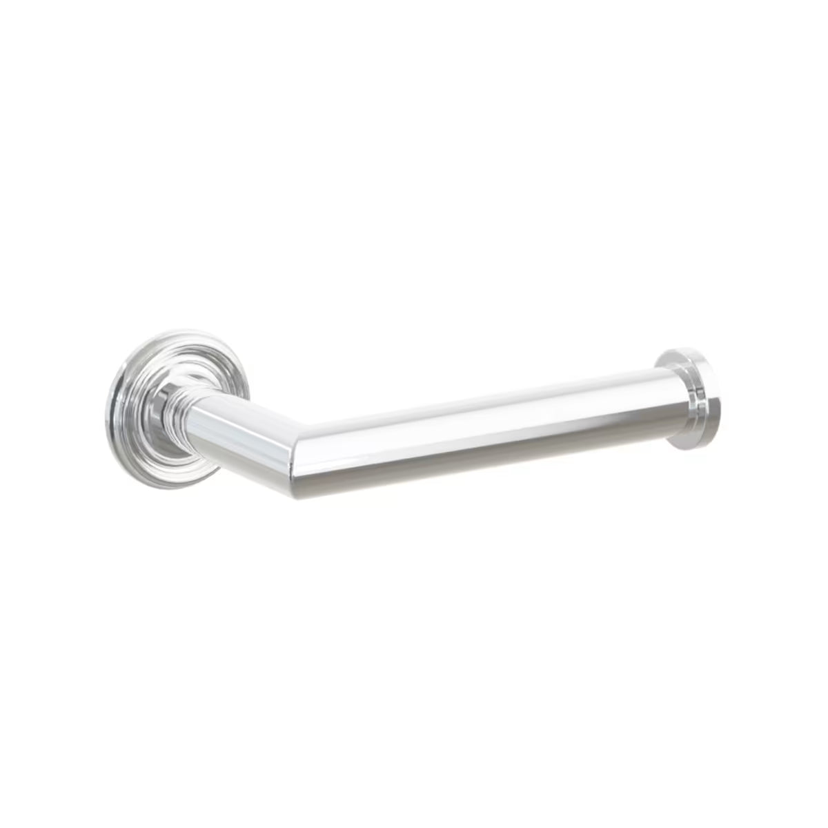 Emtek Modern Tubular Brass Paper Holder - Single Post