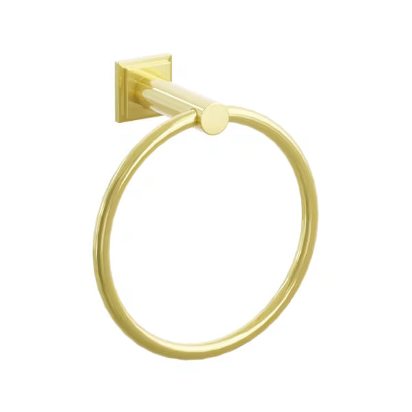 Emtek Modern Tubular Brass Towel Ring