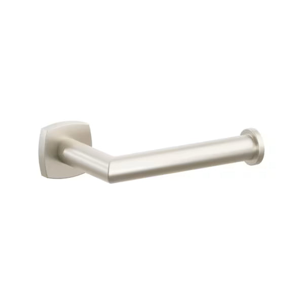 Emtek Modern Tubular Brass Paper Holder - Single Post
