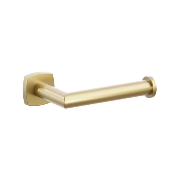 Emtek Modern Tubular Brass Paper Holder - Single Post