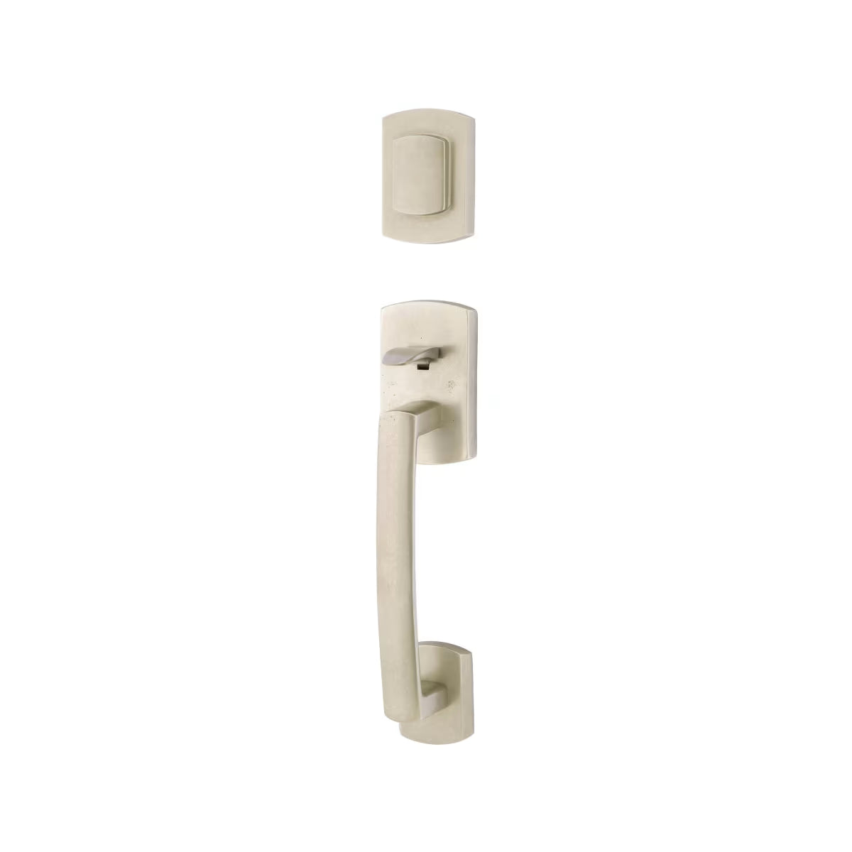 Emtek Wrought Steel Entrance Handleset -Ridgemont