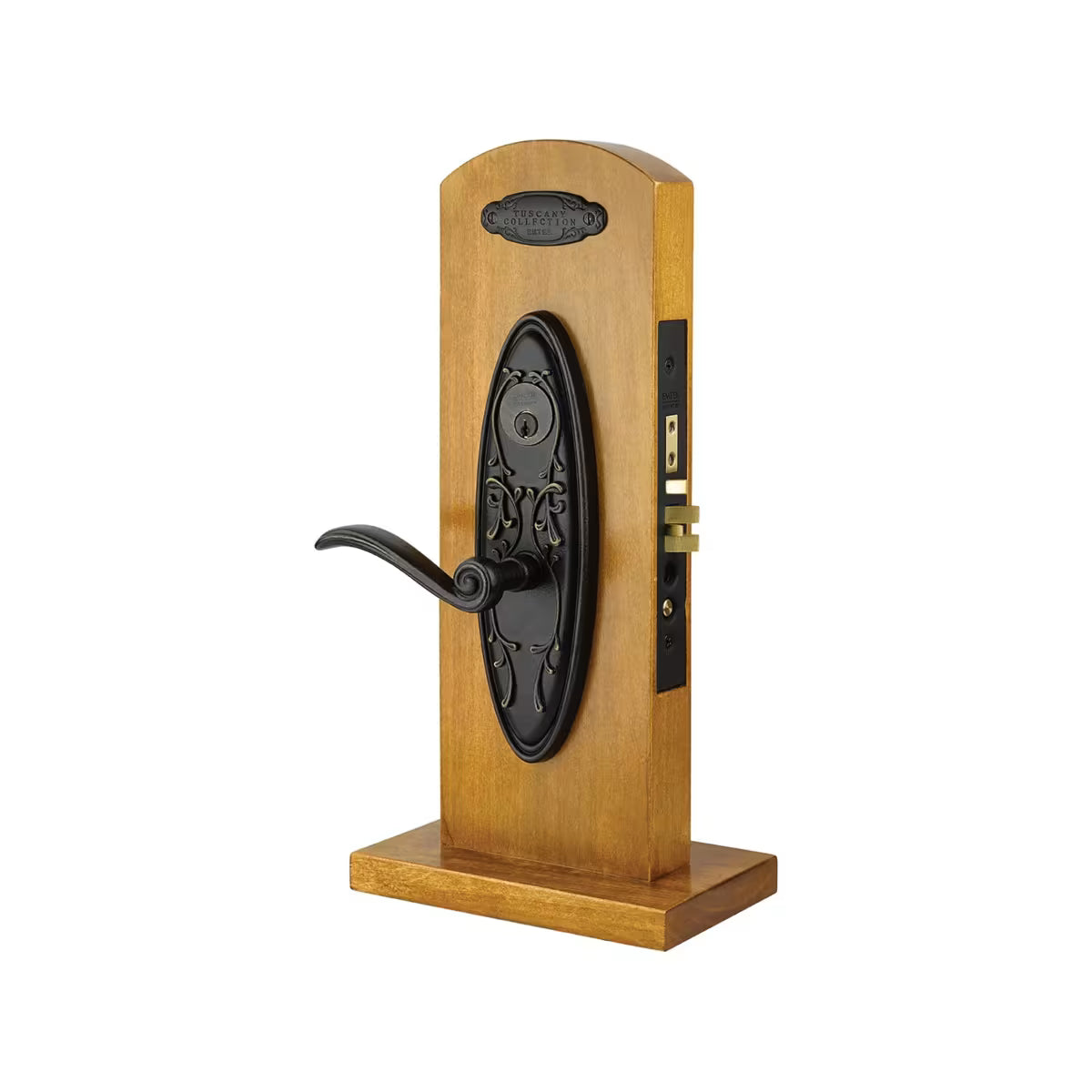 Emtek Tuscany Bronze Mortise Entrance Lockset - Da Vinci Mortise