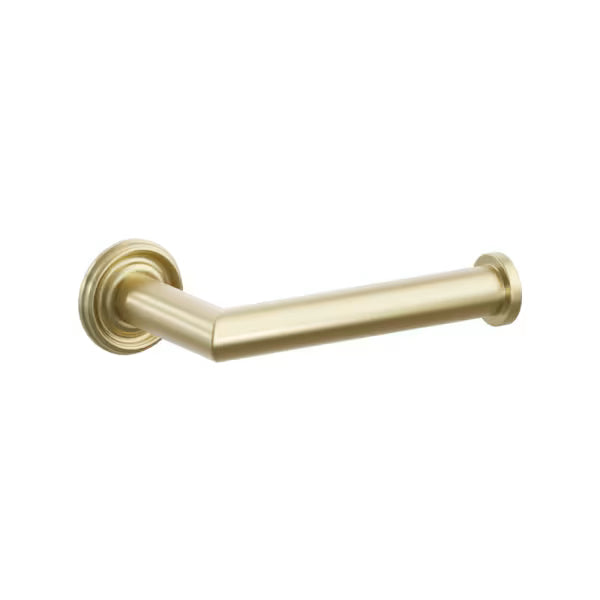 Emtek Modern Tubular Brass Paper Holder - Single Post