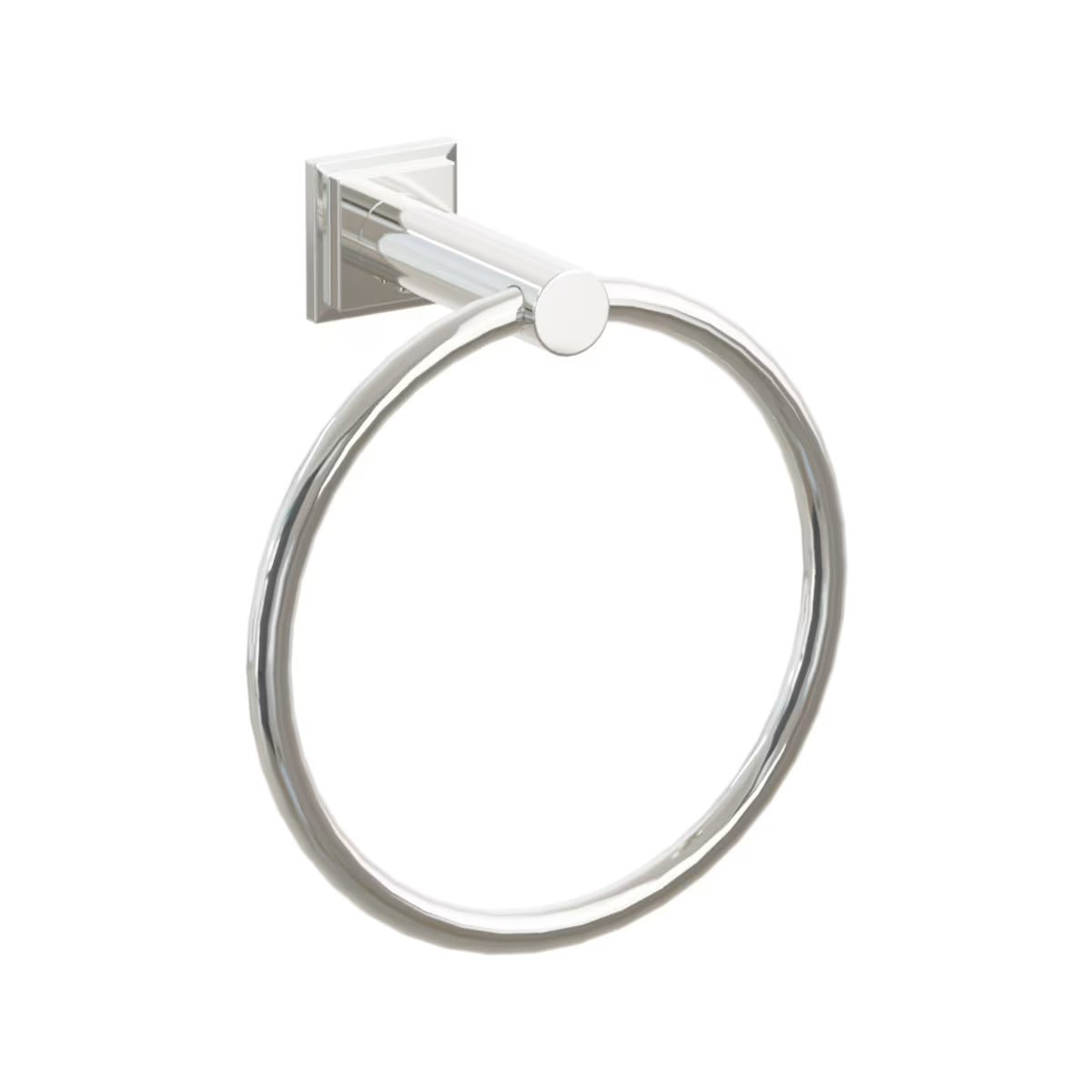 Emtek Modern Tubular Brass Towel Ring