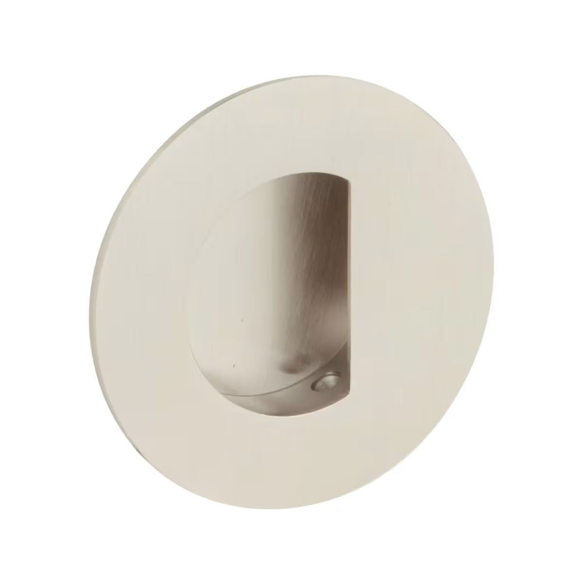 Emtek - Round with Half Moon Pocket Flush Pull
