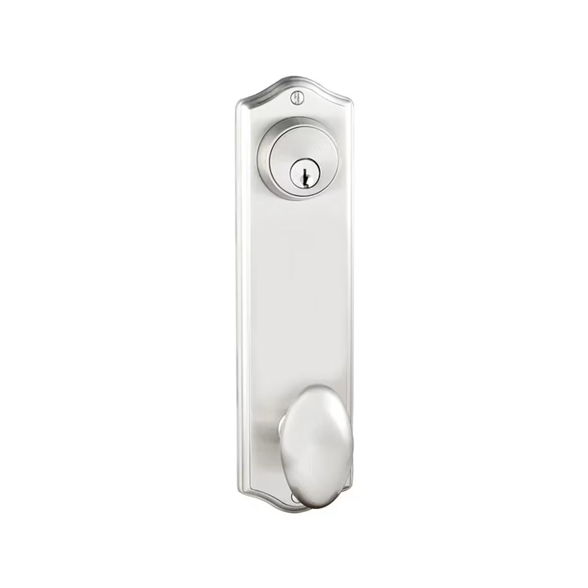 Colonial Keyed 5-1/2" C-to-C Sideplate Lock - Knobs