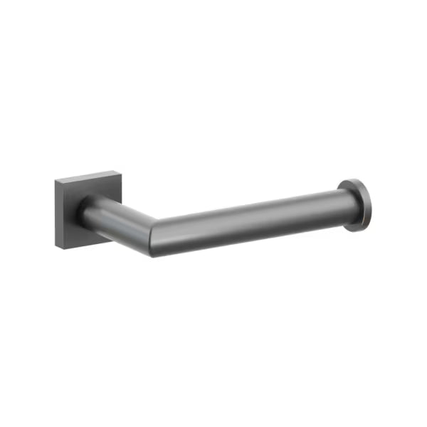 Emtek Modern Tubular Brass Paper Holder - Single Post
