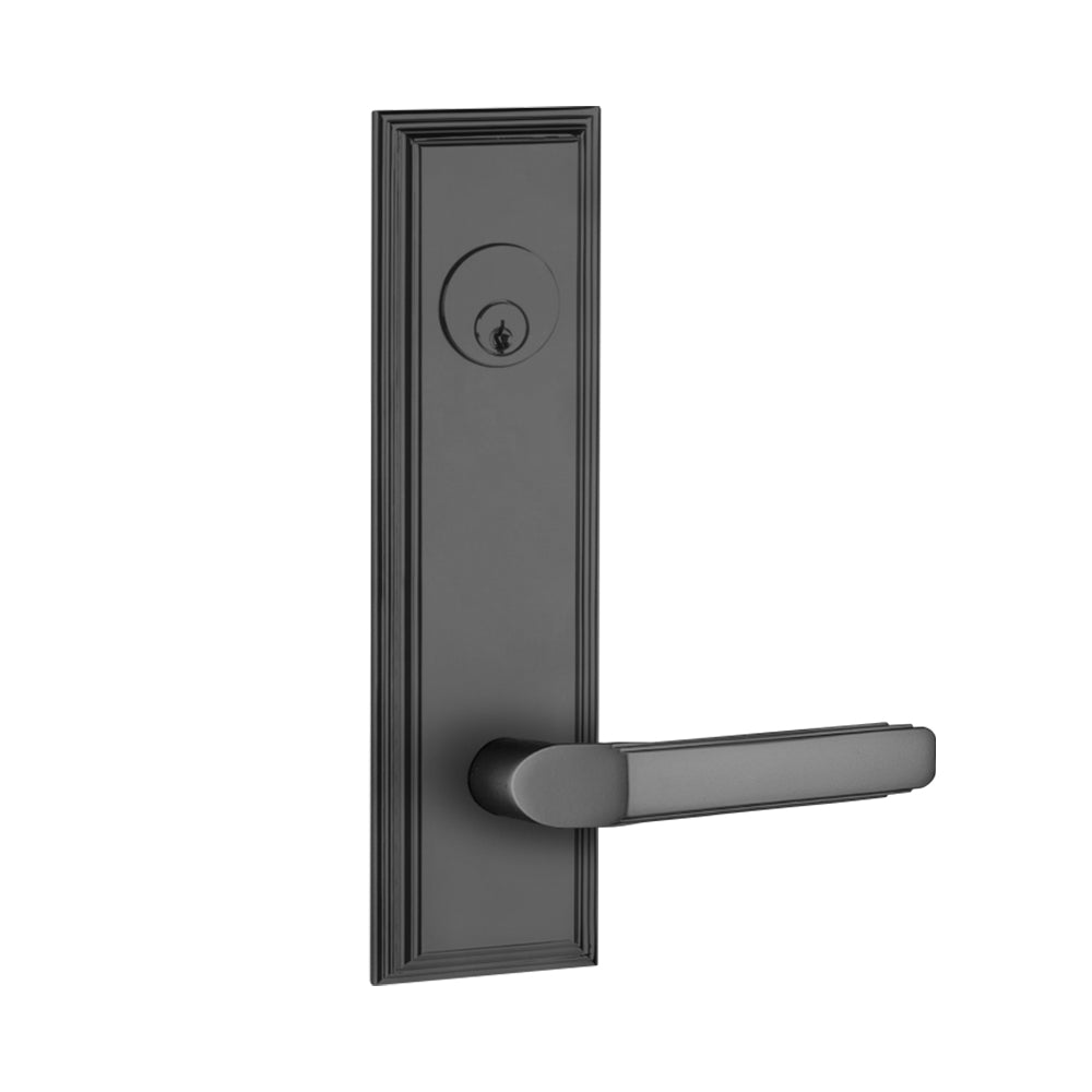 WILSHIRE 5 1/2” C-TO-C KEYED - Sideplate Lockset