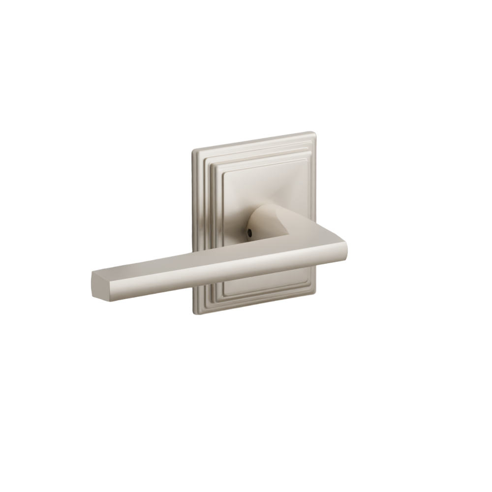 Emtek Helios Lever with Wilshire Rosette