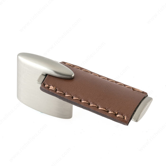 Richelieu Contemporary Leather and Metal Pull - 7451 - Inspiration Collection