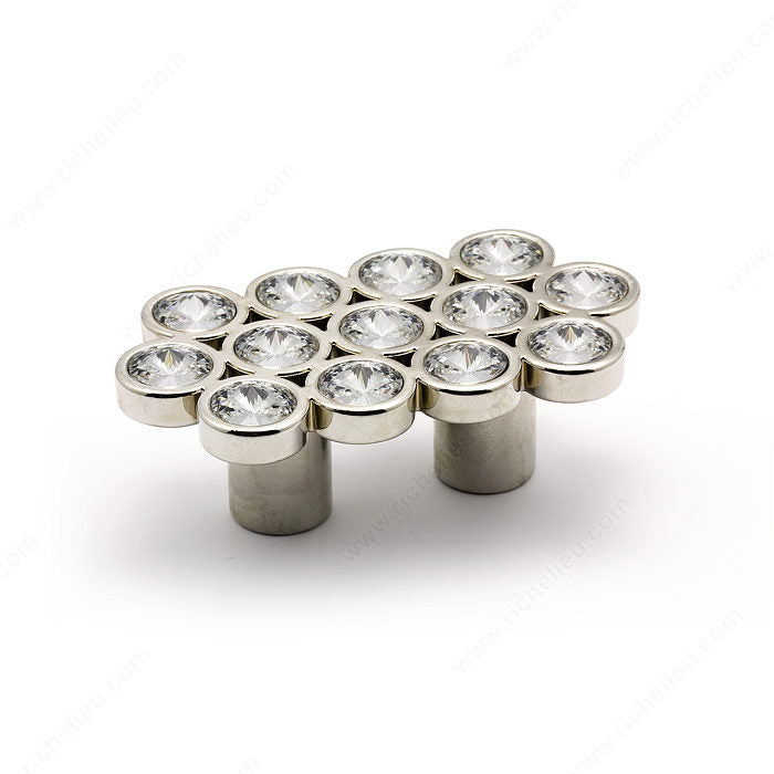 Richelieu Contemporary Swarovski Crystal and Metal Pull - 3078- Inspiration Collection
