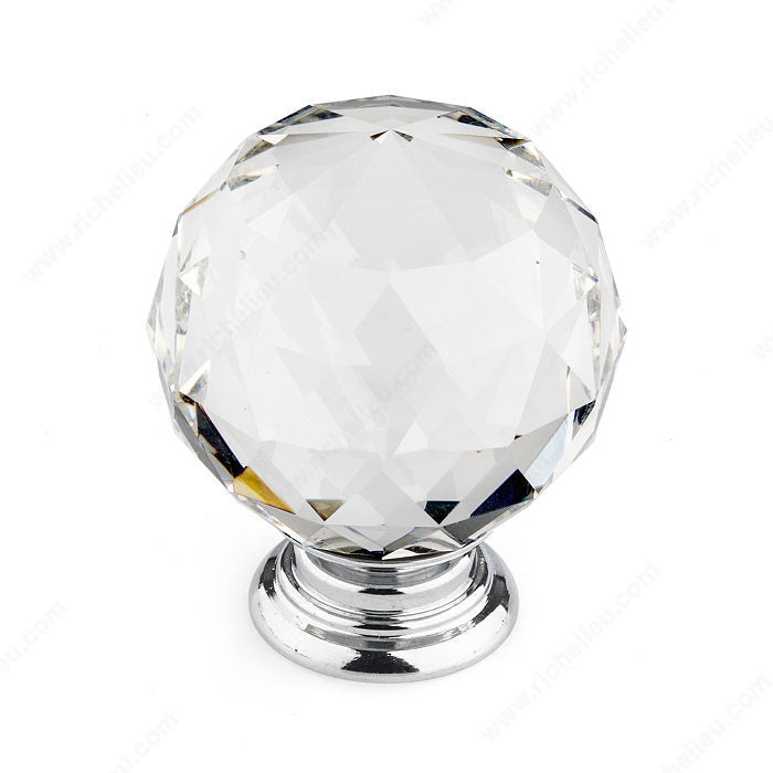 Richelieu Contemporary Crystal Knob - 8737- Inspiration Collection