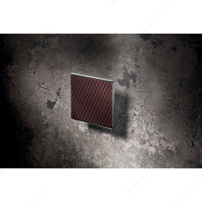 Richelieu Contemporary Leather and Metal Knob MN2512Z - Autore Collection