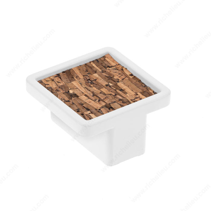Richelieu Contemporary Metal and Cork Knob - 5518 - Inspiration Collection
