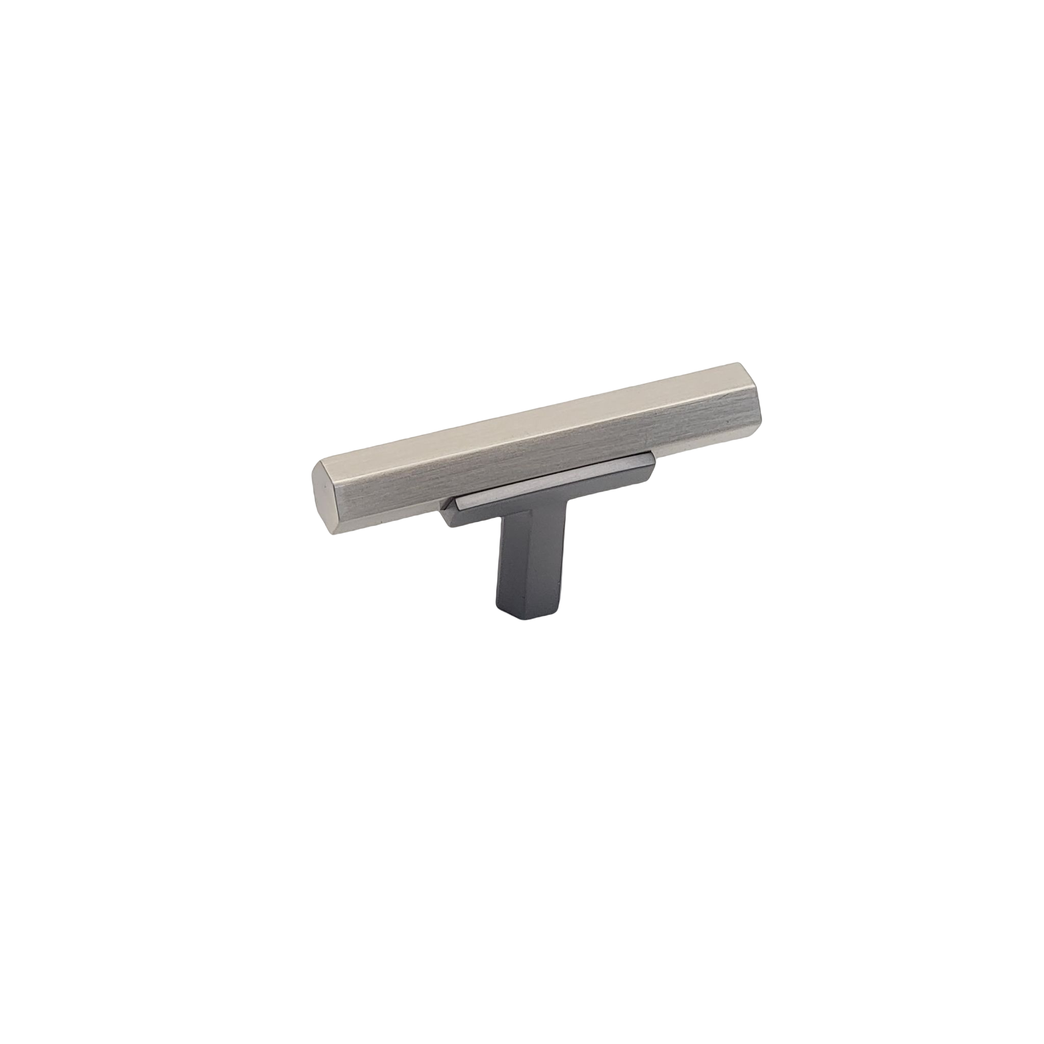 Titanium stem with Brushed Nickel bar