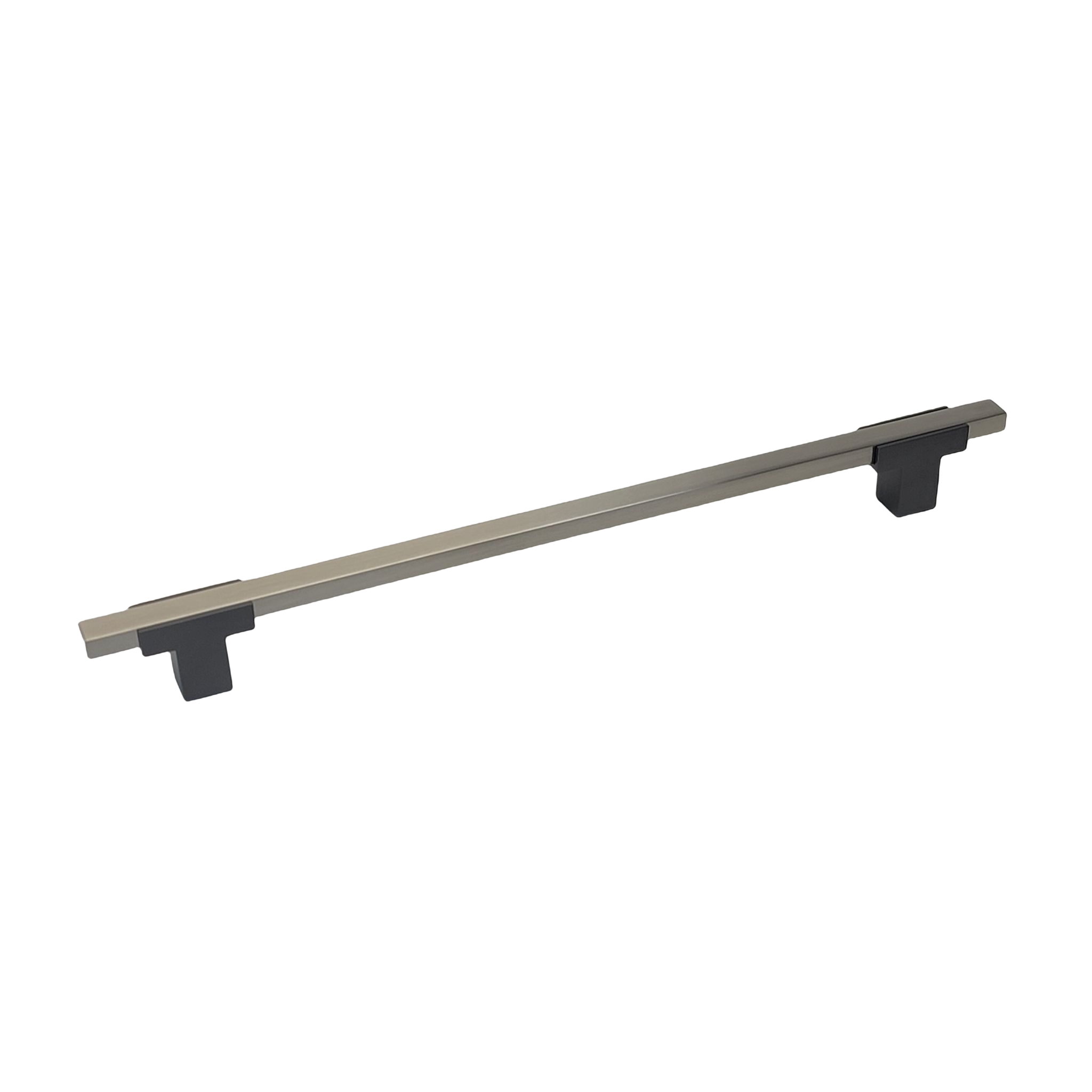 4777 - APPLIANCE PULL - Titanium Base with Brushed Nickel bar.