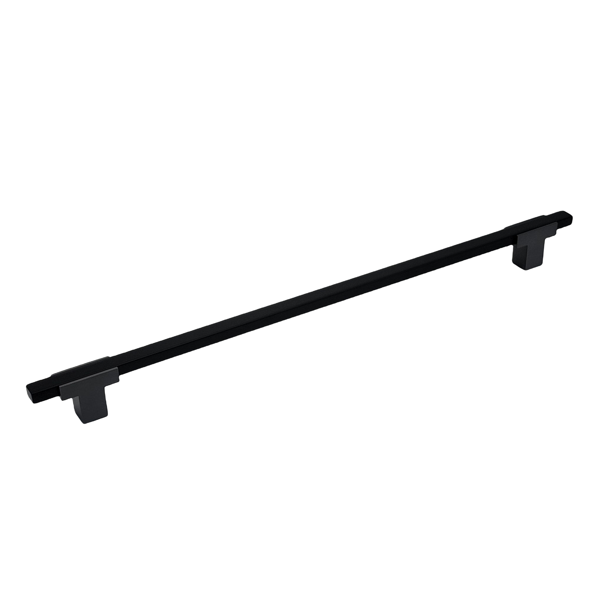 4777 - APPLIANCE PULL - Titanium Base with Matte Black bar.