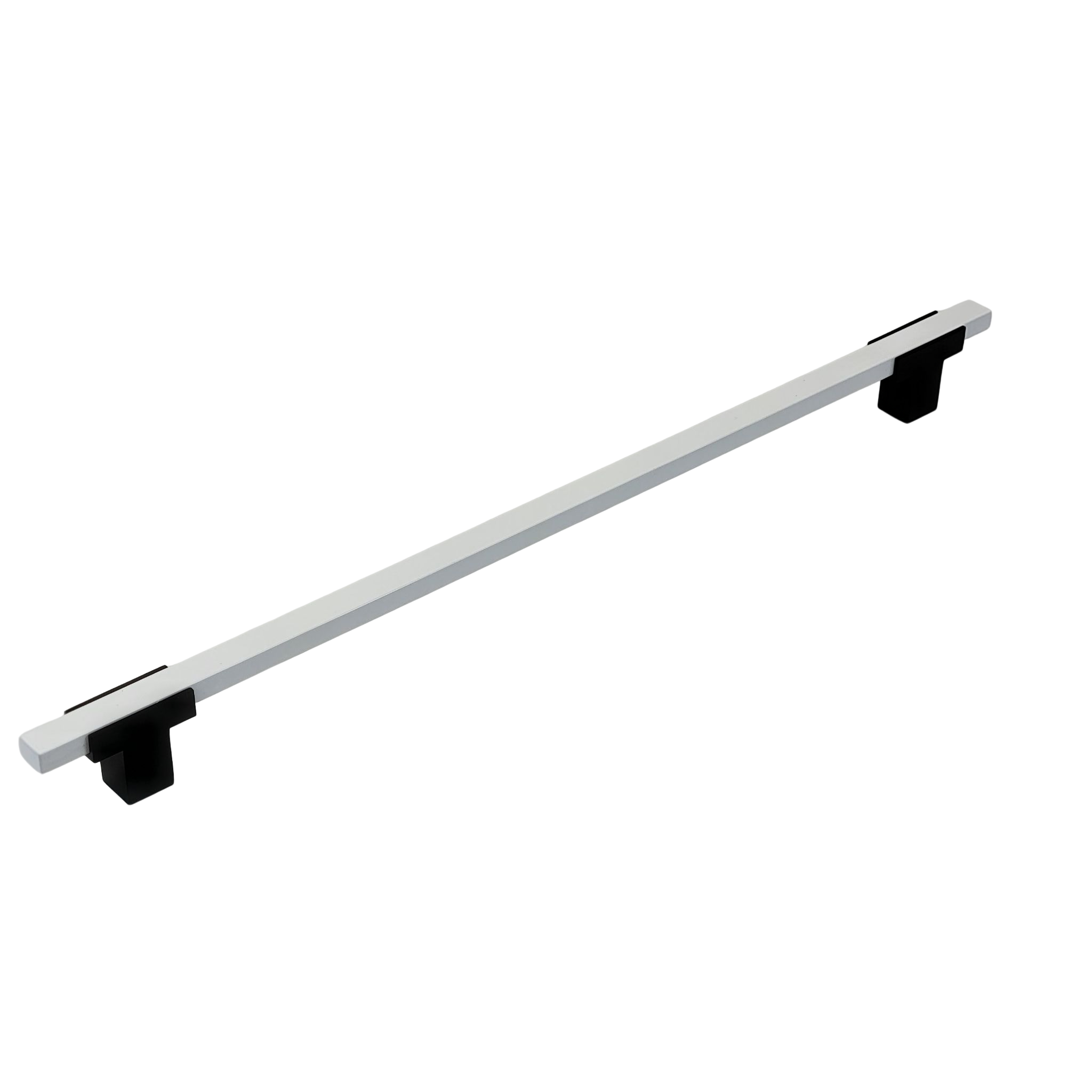 Modern Two Tone Appliance Pull - Matte Black Base 4778