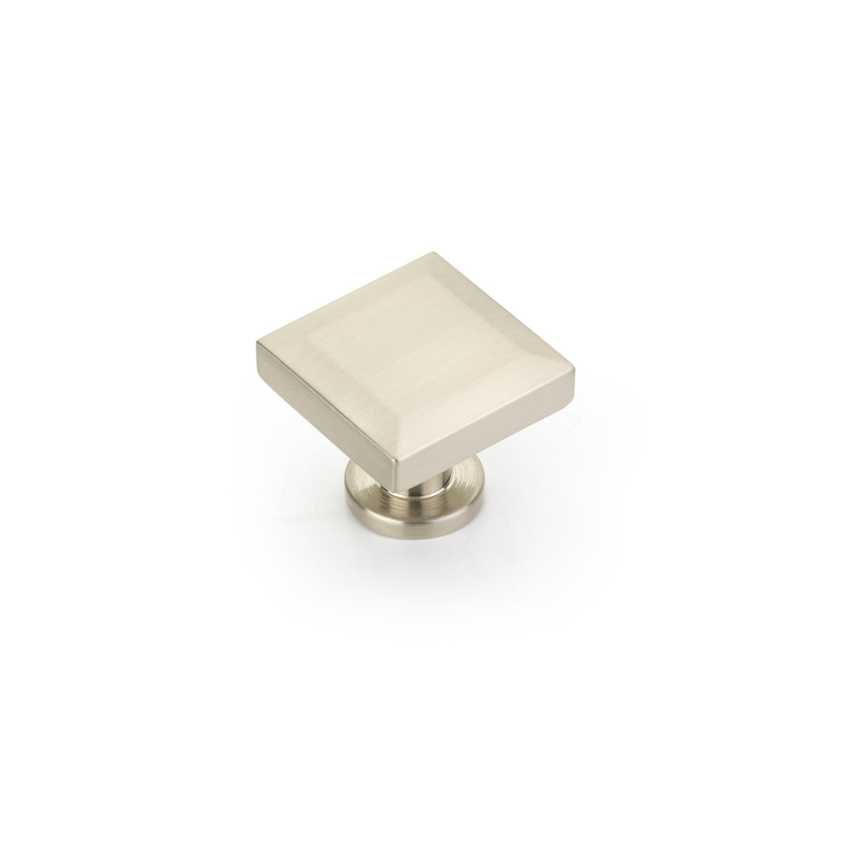 Schaub Square knob- Heathrow Collection