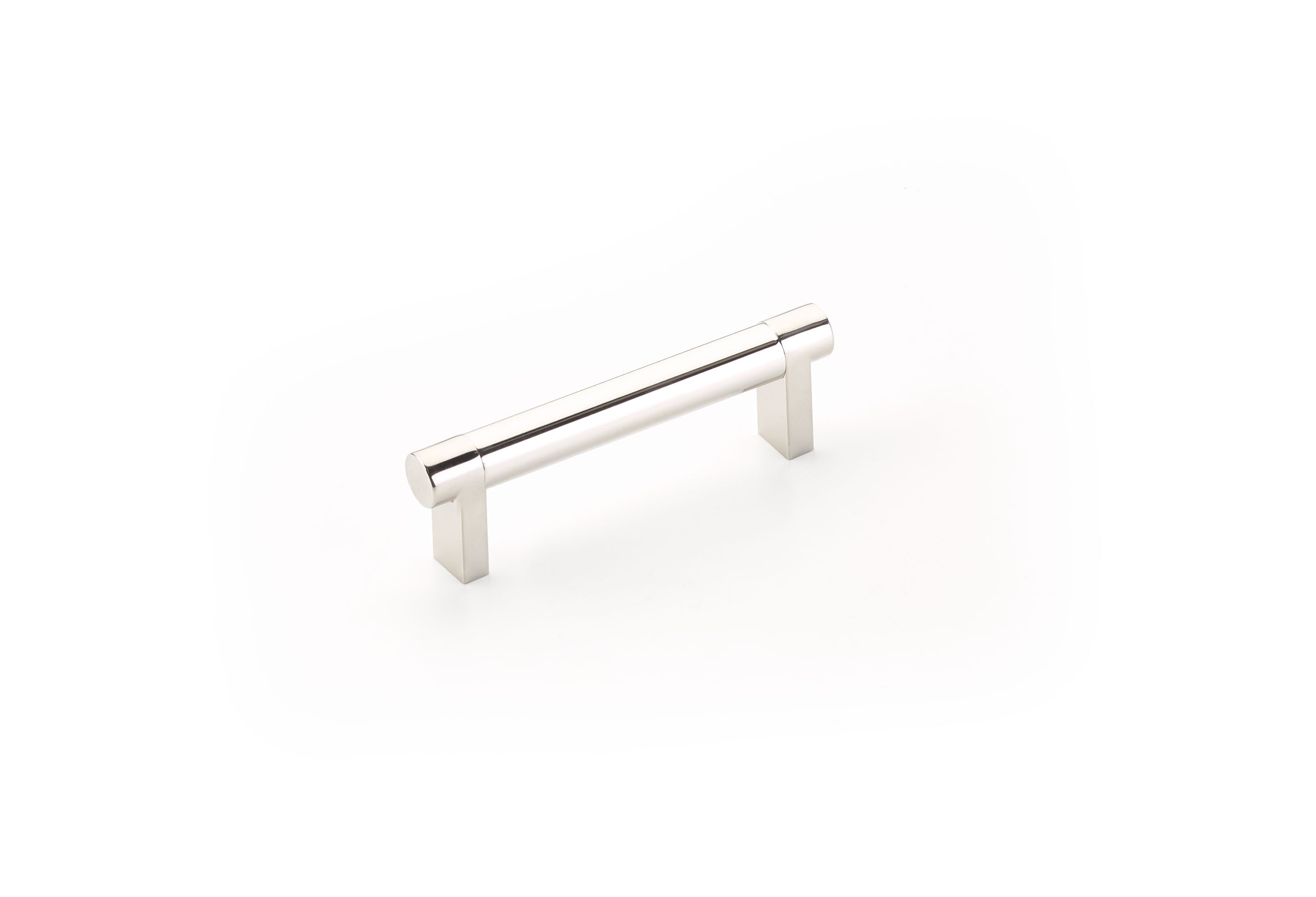 EMTEK SELECT Cabinet Pull Rectangular - Satin Brass Stem
